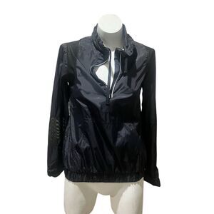 Fabletics Women's XS Black Windbreaker Jacket Lightweight Activewear,